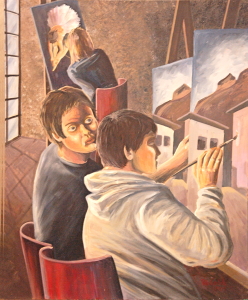 Gentile Polo -  A lezione di pittura